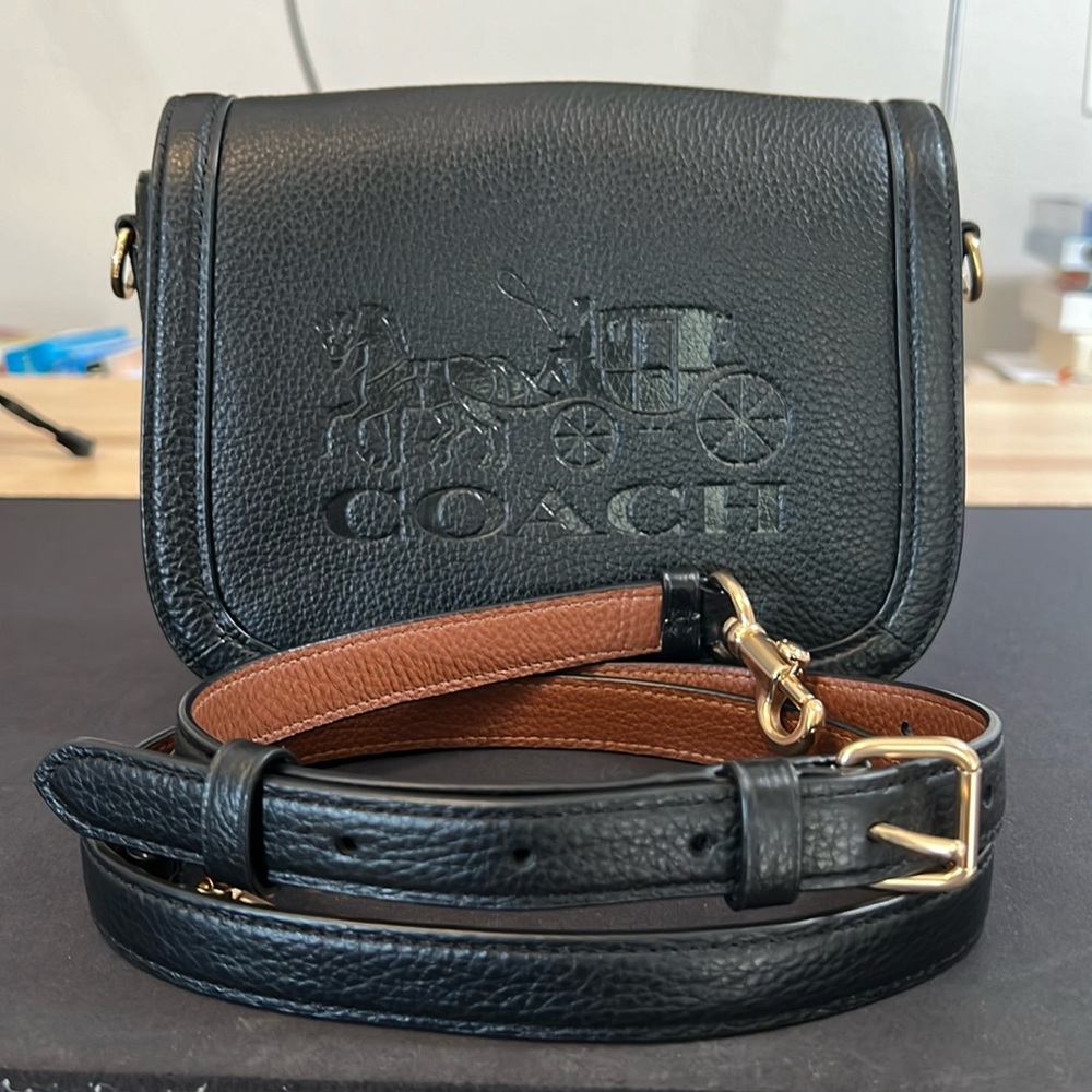 Coach cross body bag, used